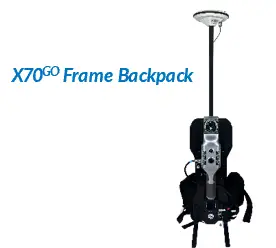 [Stonex] X70Go - Frame Backpack (RTK module not included)