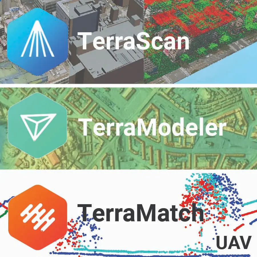 [Terrasolid] TerraScan UAV + TerraModeler UAV + TerraMatch UAV