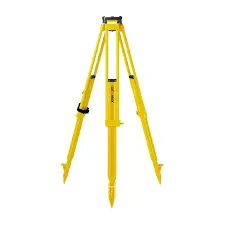 [GeoMax] ZTW100 Wooden tripod with shoulder strap and side clamp screws, heavy weight