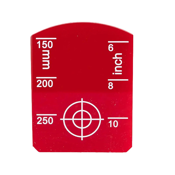 [GeoMax] Zeta Seeria Target Insert 6â10" (150â250 mm) â Red
