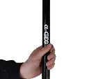 Telescopic GNSS Survey Pole, Carbon Fiber Shaft, 1.25–2.50 m, 5/8″, Integrated Aluminum Holder for Bracket with Compass, 1.10 kg
