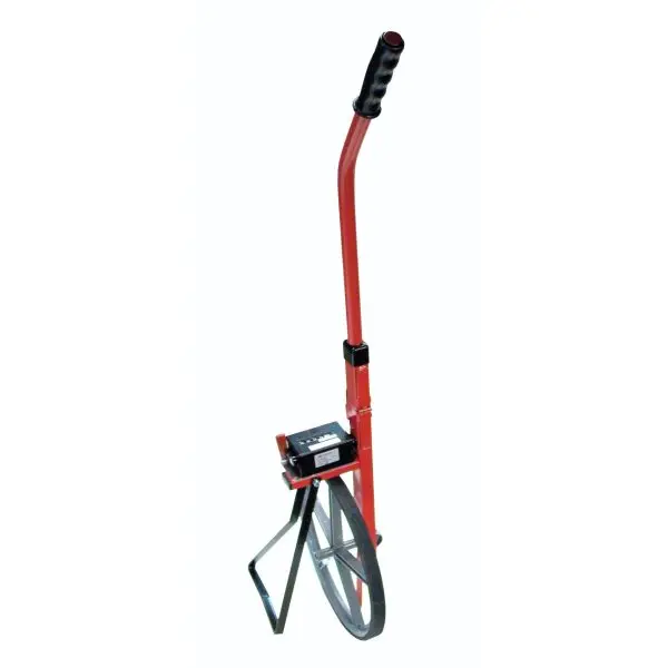 [Nestle] Measuring wheel with hinged guide rod